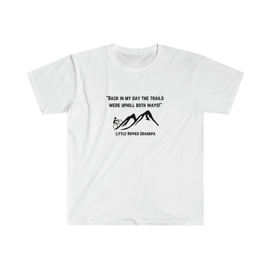 Uphill Both Ways Grandpa - Unisex Softstyle T-Shirt