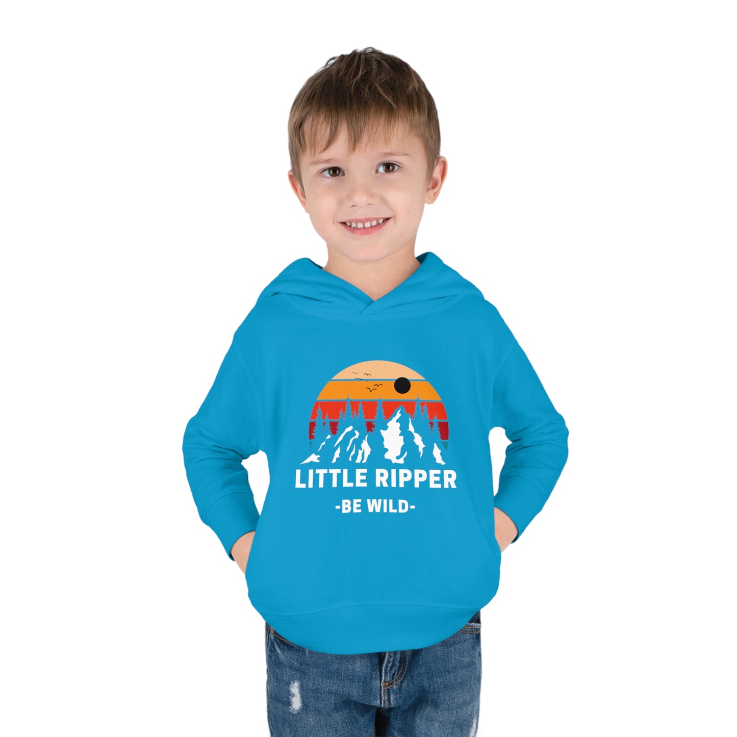 Little Ripper Be Wild - Toddler Pullover Fleece Hoodie