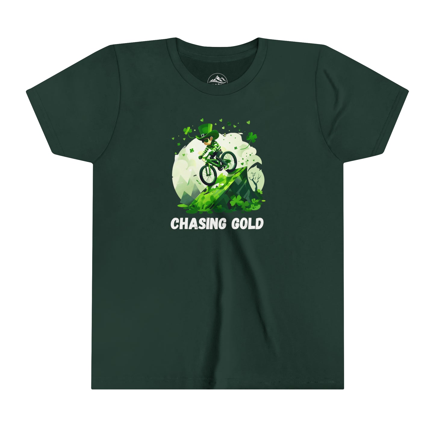 Chasing Gold - St. Patrick's Day Youth Short Sleeve Tee
