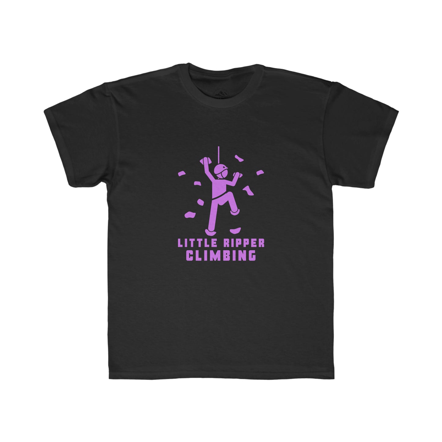 Little Ripper Climbing Wall - Kids Regular Fit Tee - purple label