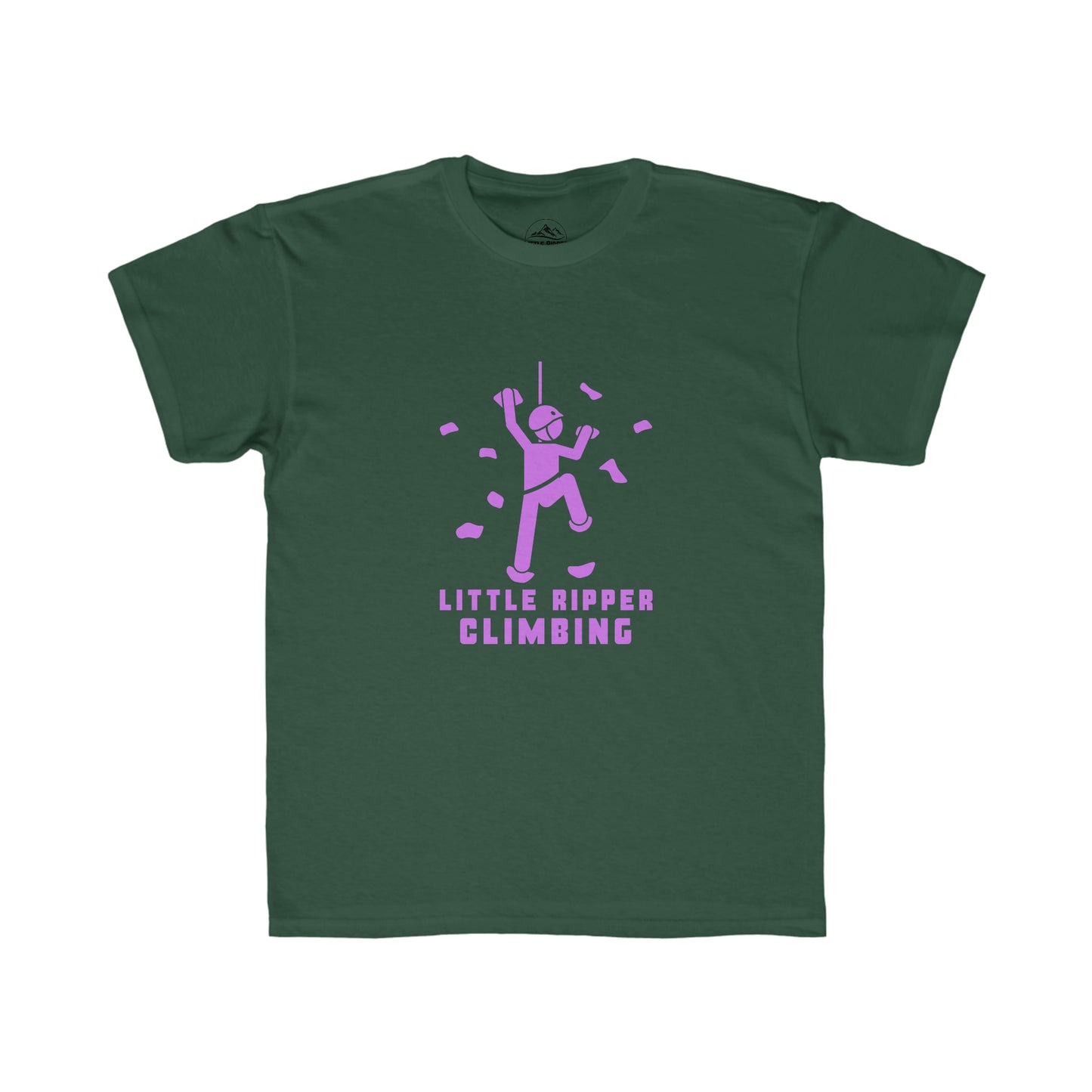 Little Ripper Climbing Wall - Kids Regular Fit Tee - purple label