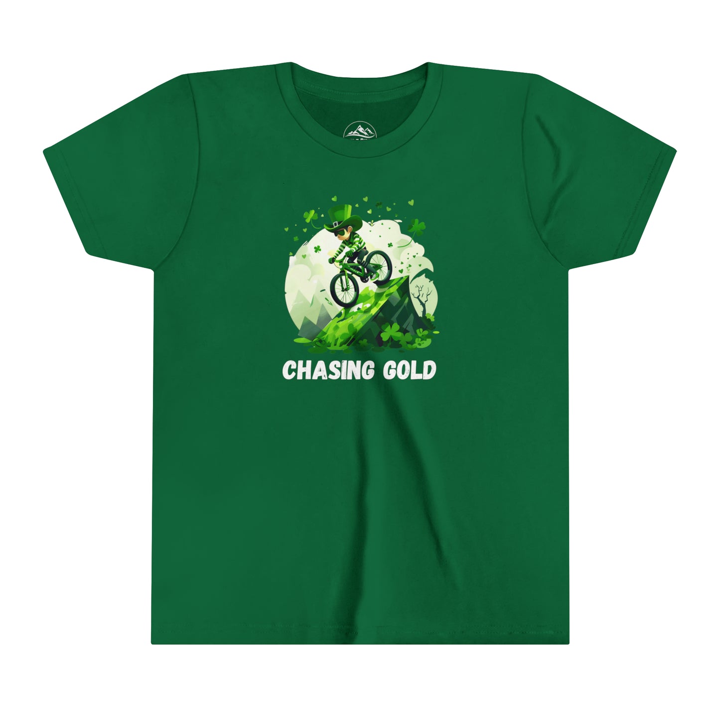 Chasing Gold - St. Patrick's Day Youth Short Sleeve Tee