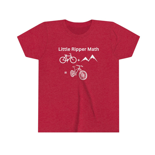 Little Ripper Math - white writing - Youth Short Sleeve Tee