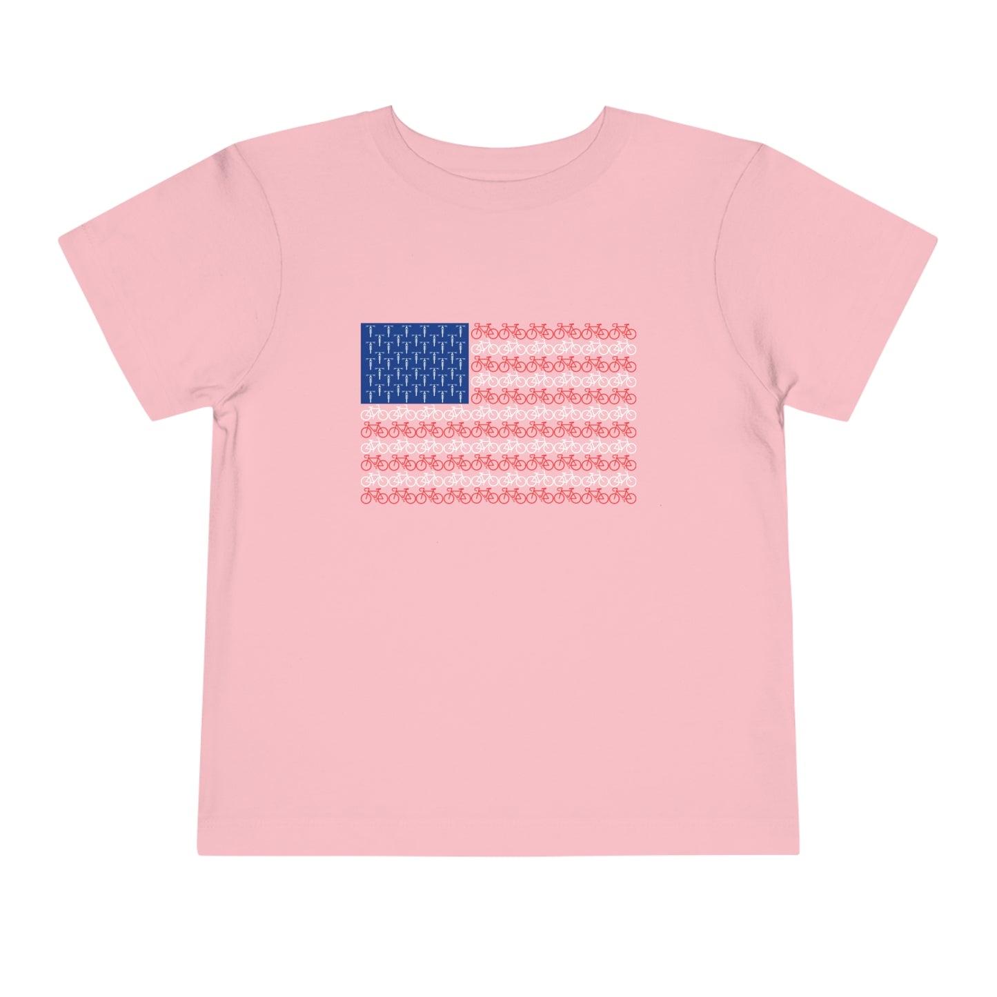 Little Ripper American Bike Flag - Toddler Short Sleeve Tee