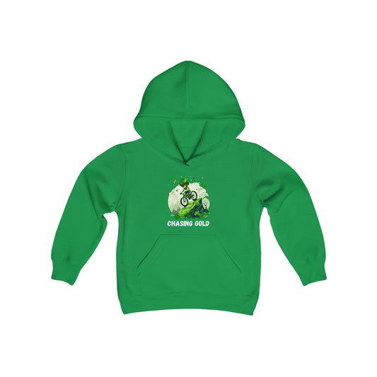 Chasing Gold - St. Patrick's Day Youth Hooded Sweatshirt