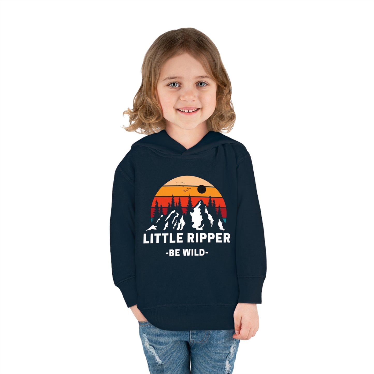 Little Ripper Be Wild - Toddler Pullover Fleece Hoodie