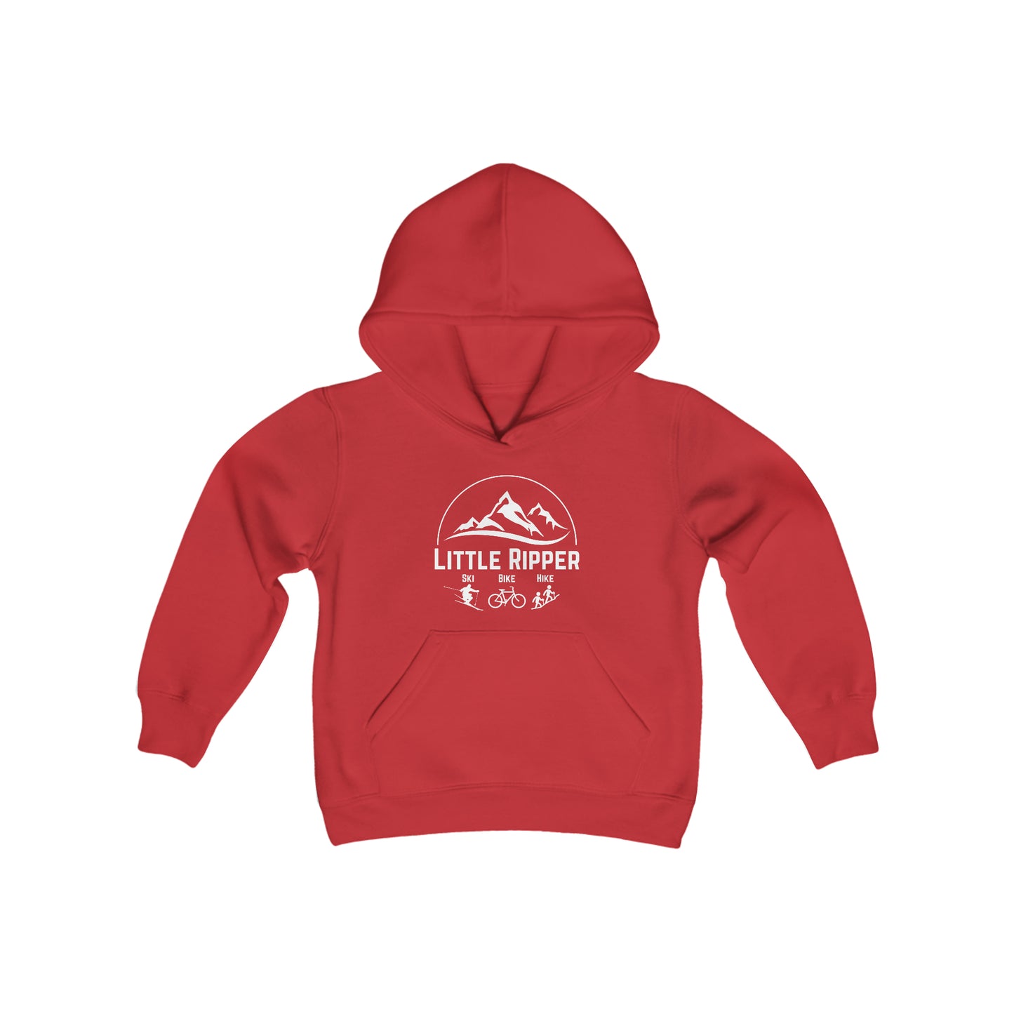 Little Ripper - Ski Bike Hike Hoodie - White Logo