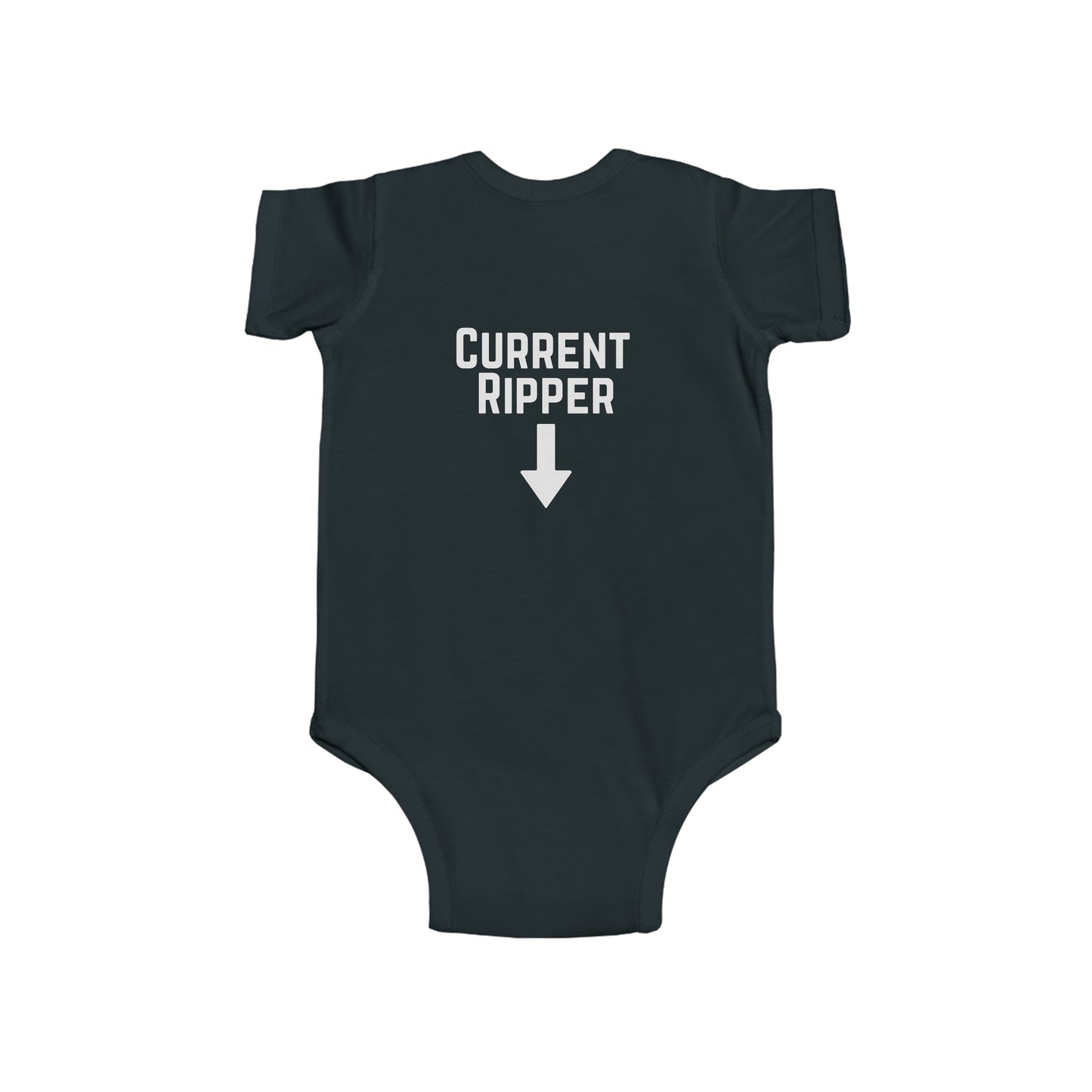 Ski Future Ripper Current Ripper - Infant Fine Jersey Bodysuit - White Logo