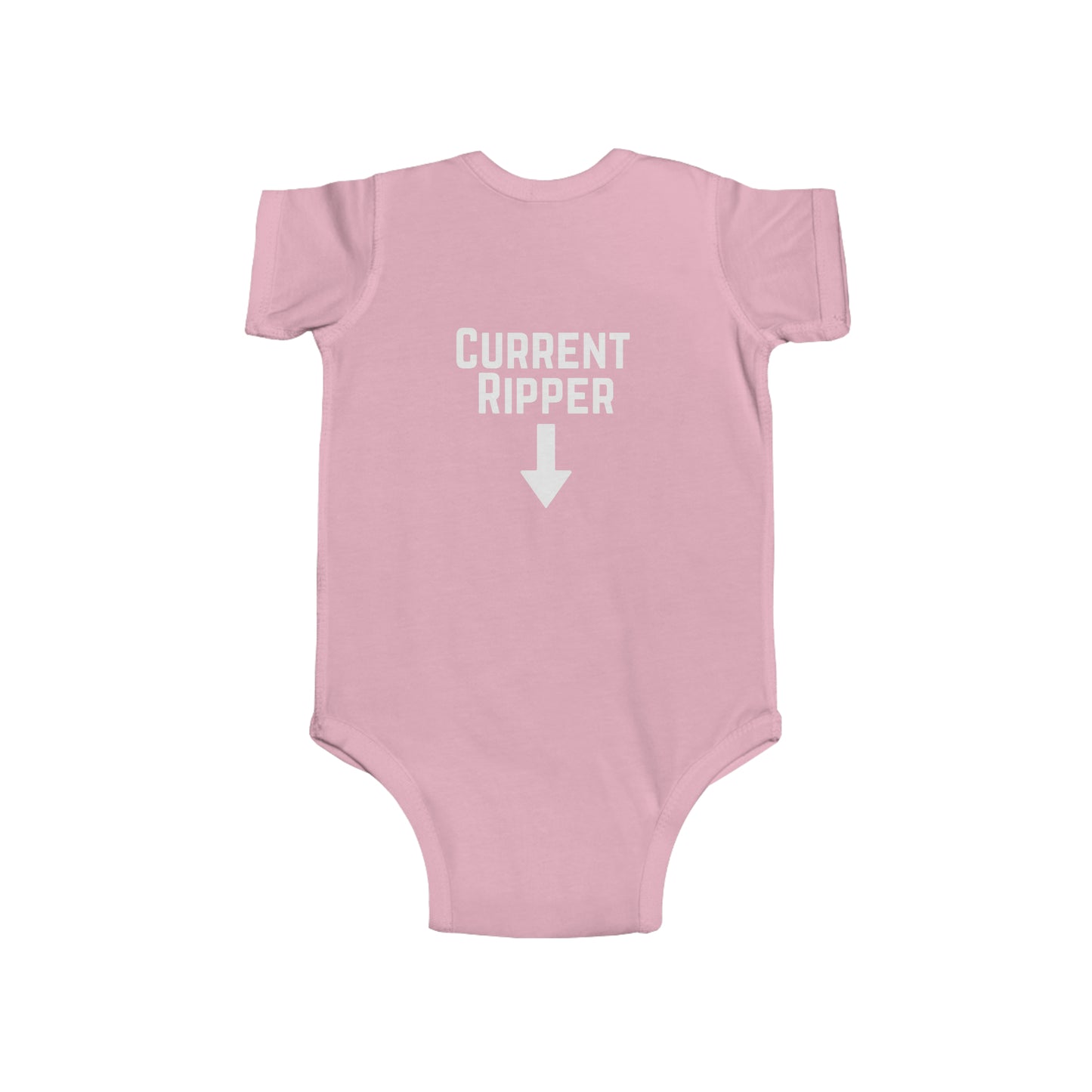 Ski Future Ripper Current Ripper - Infant Fine Jersey Bodysuit - White Logo