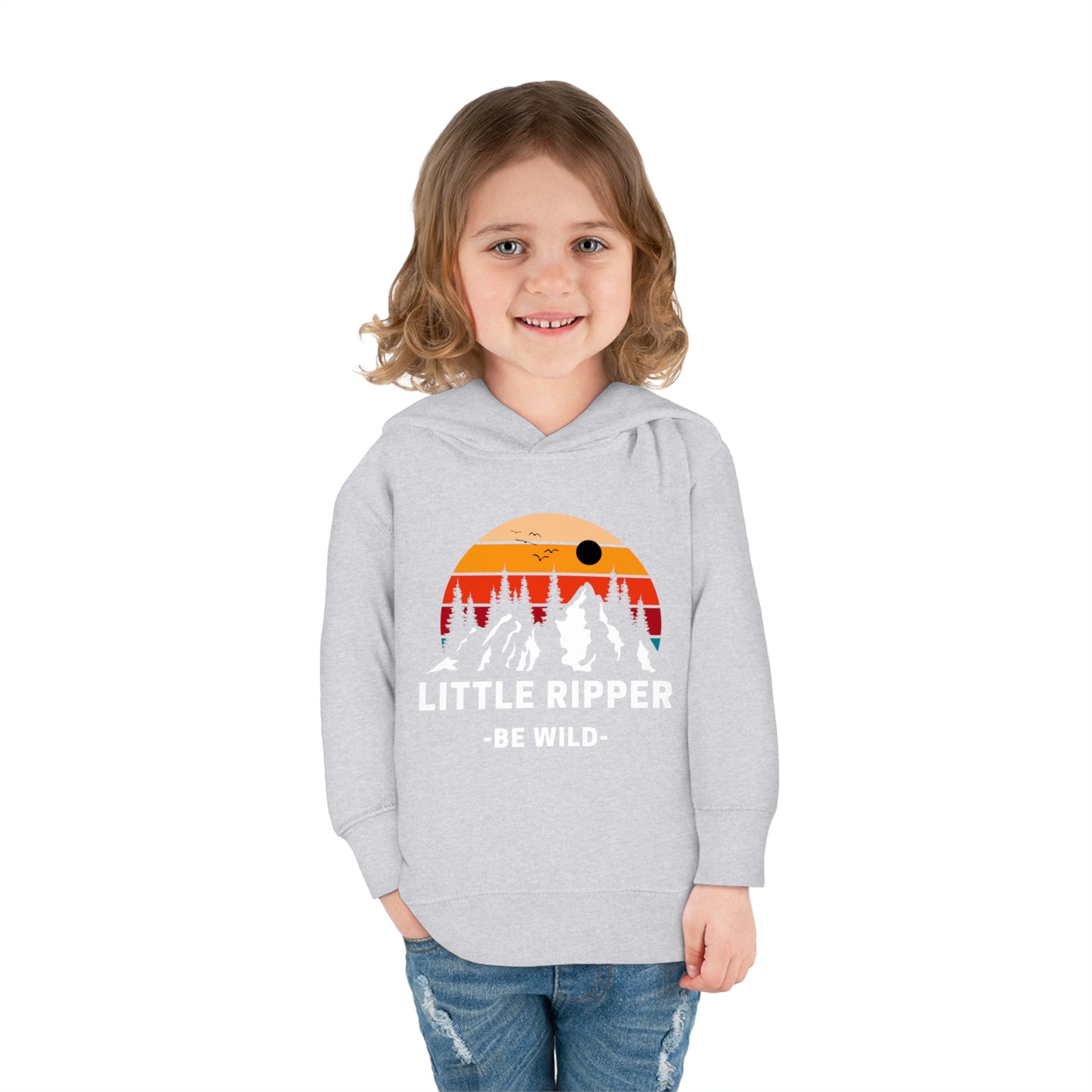 Little Ripper Be Wild - Toddler Pullover Fleece Hoodie