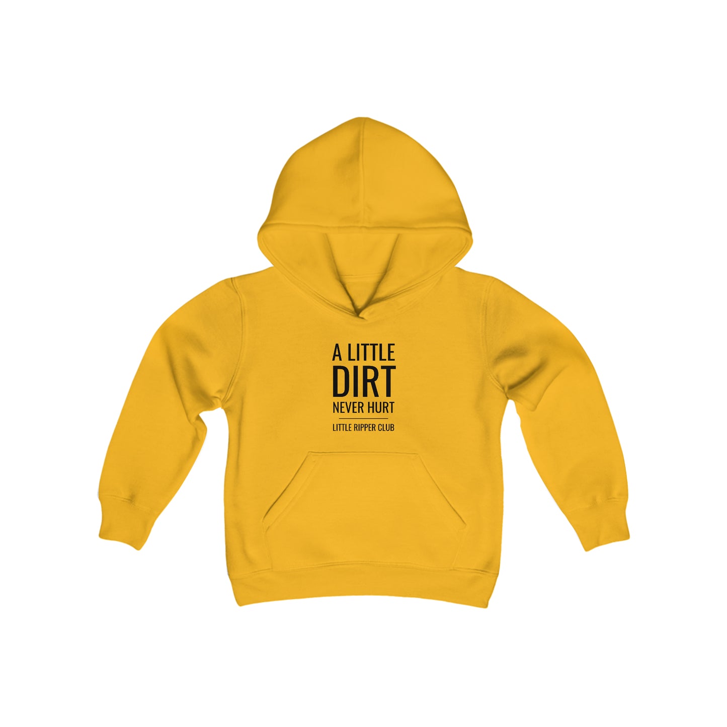 Little Ripper A Little Dirt Never Hurt - Youth Hooded Sweatshirt