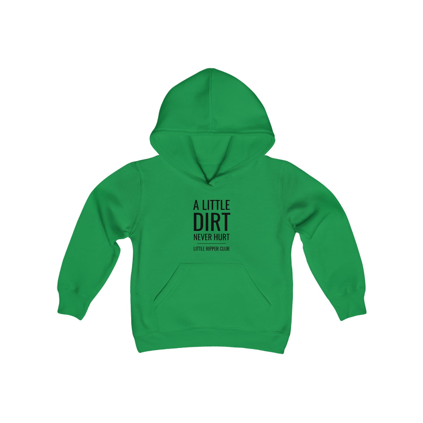 Little Ripper A Little Dirt Never Hurt - Youth Hooded Sweatshirt