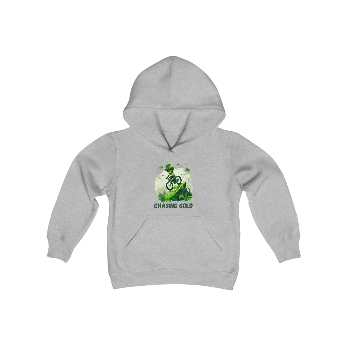 Chasing Gold - St. Patrick's Day Youth Hooded Sweatshirt