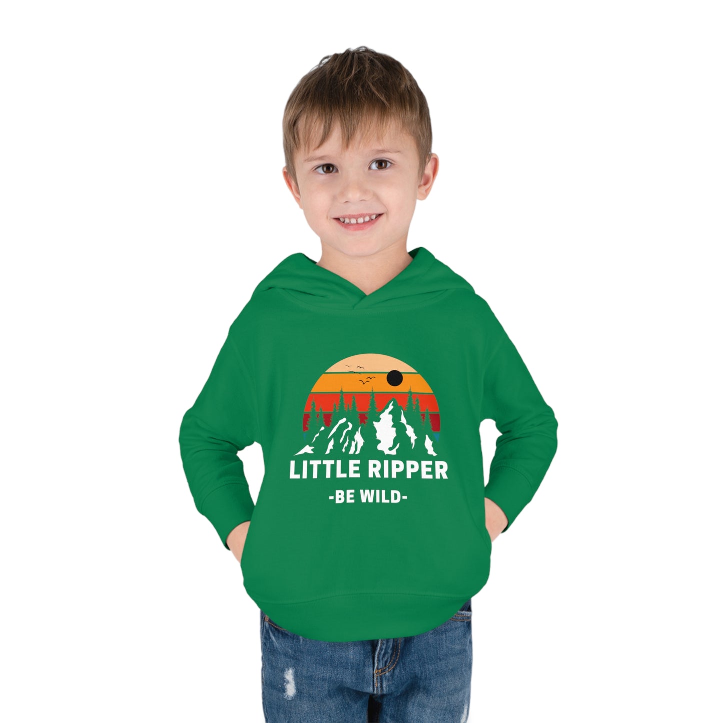 Little Ripper Be Wild - Toddler Pullover Fleece Hoodie